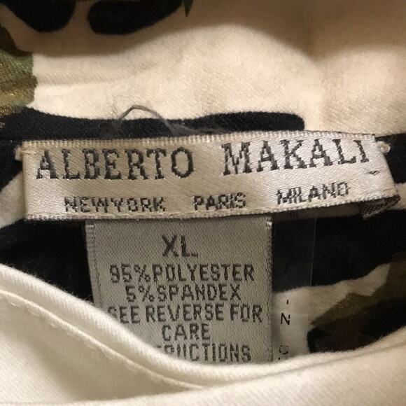 Albert Makali Abstract Polyester Jacket. XL - Picture 2 of 4